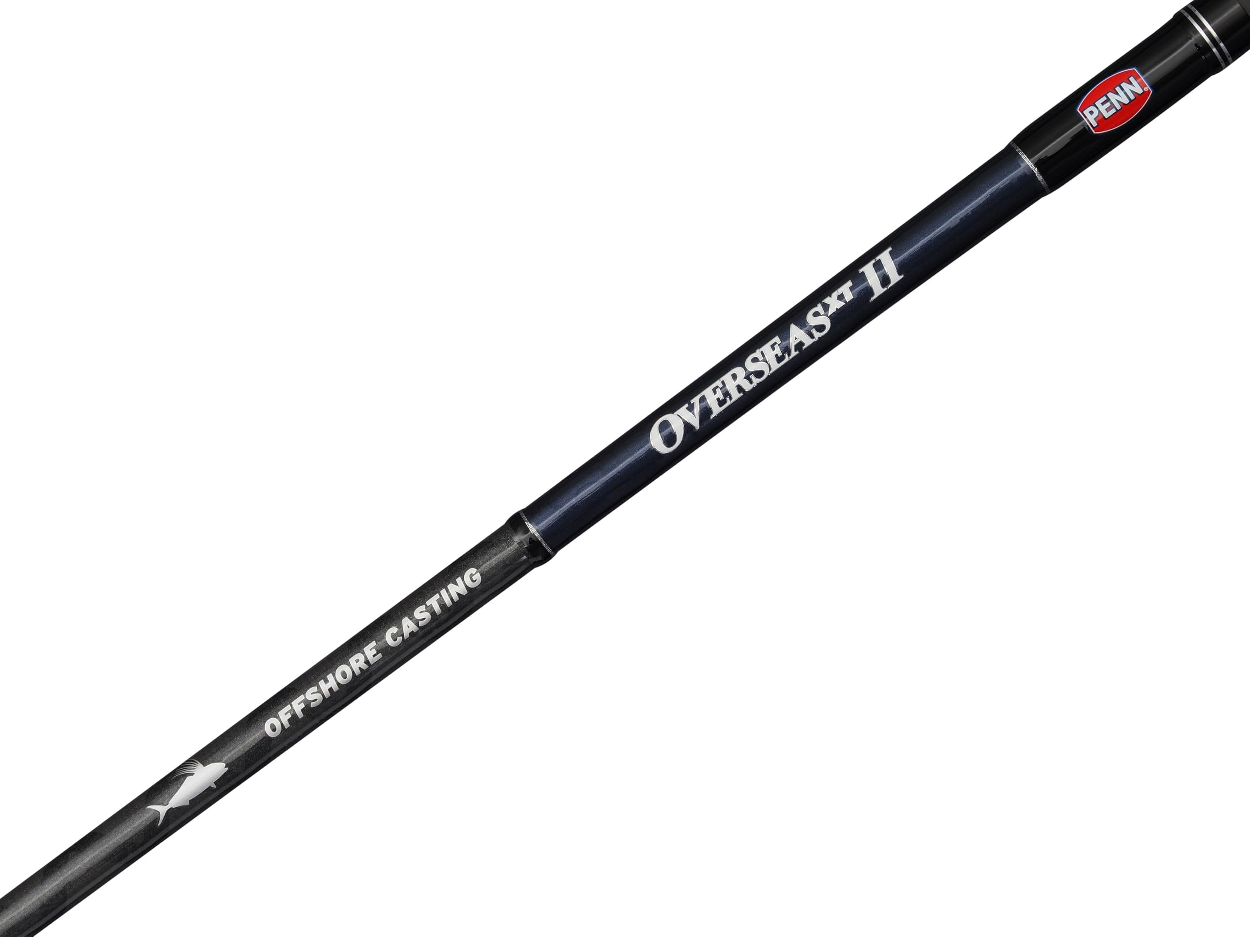 PENN Overseas XT II Offshore Casting Caña de Pescar | Caña giratoria para Agua Salada para atún, carbonero y Pesca Deportiva | Señuelos Artificiales y lanzamientos de Larga Distancia
