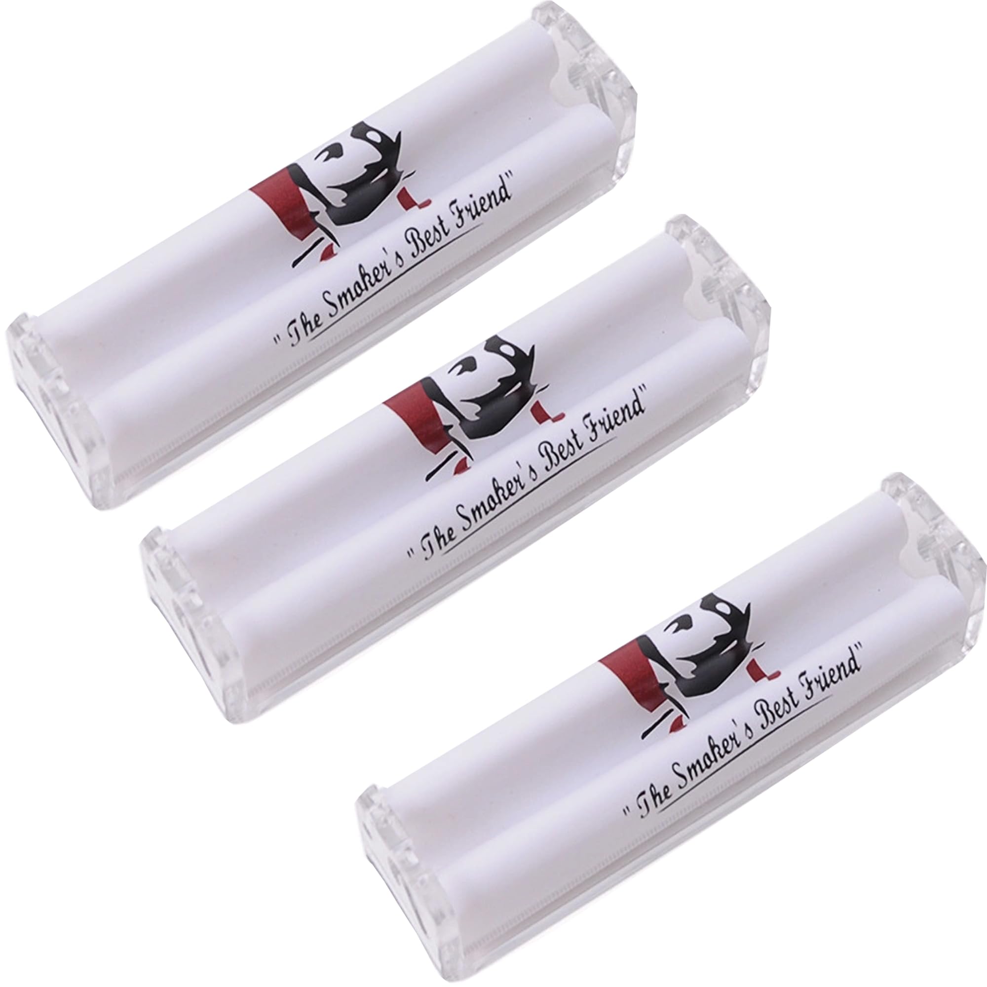 Trimming Shop 2-Way Manual Cigarette Roller 3pcs – Pocket-Sized, Lightweight & Durable Plastic Tobacco Rolling Machine for Travel – 70mm Compact Cigarette Maker for Hand-Rolled Cigarettes