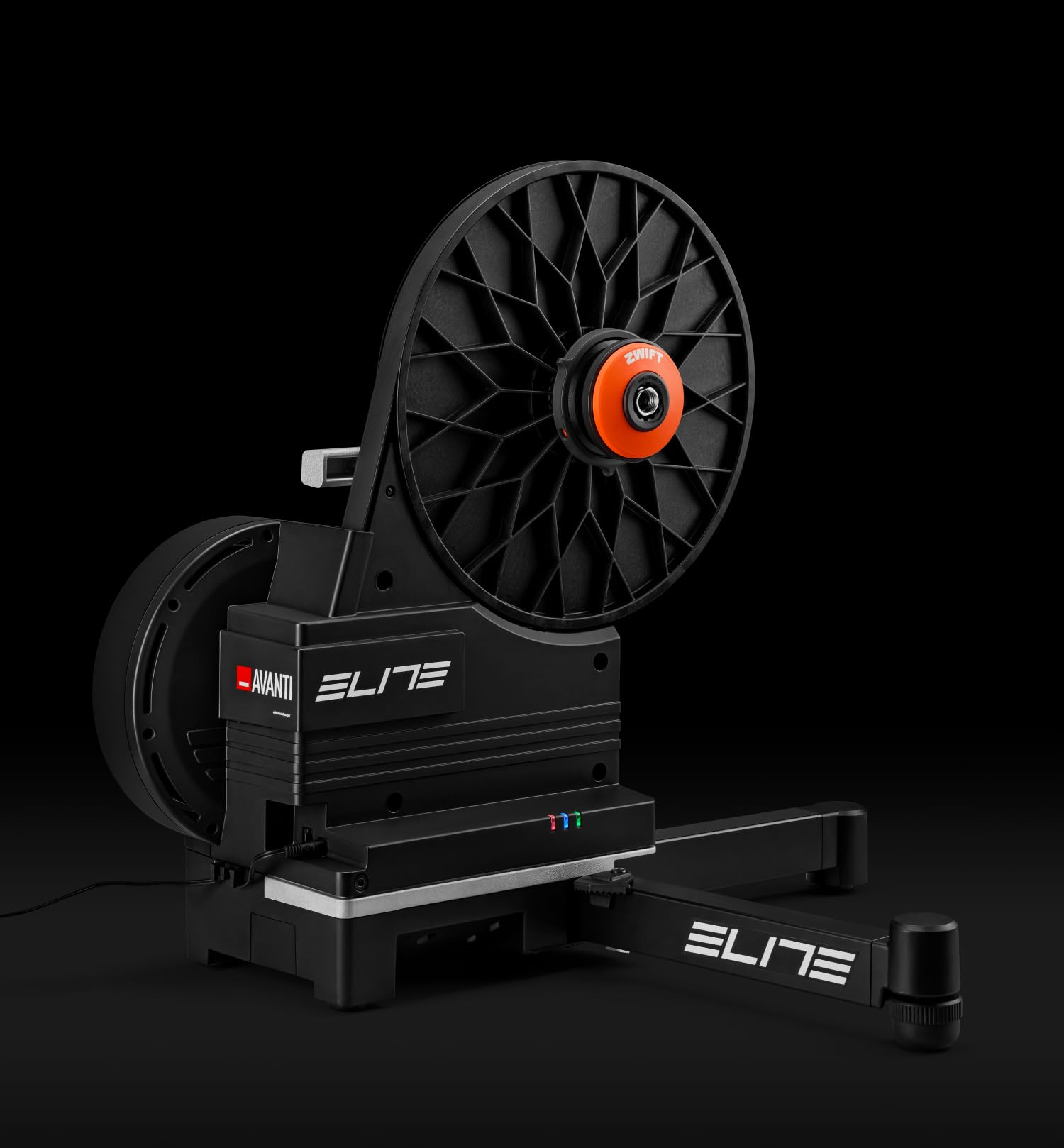 Elite Avanti Smart Trainer Zwift Ready - Direktantrieb Rollentrainer mit Virtuellem Schalten, ±1% Leistungsgenauigkeit, WiFi + Bluetooth, 2100W Max, 18% Steigungssimulation, COG & Click Inklusive