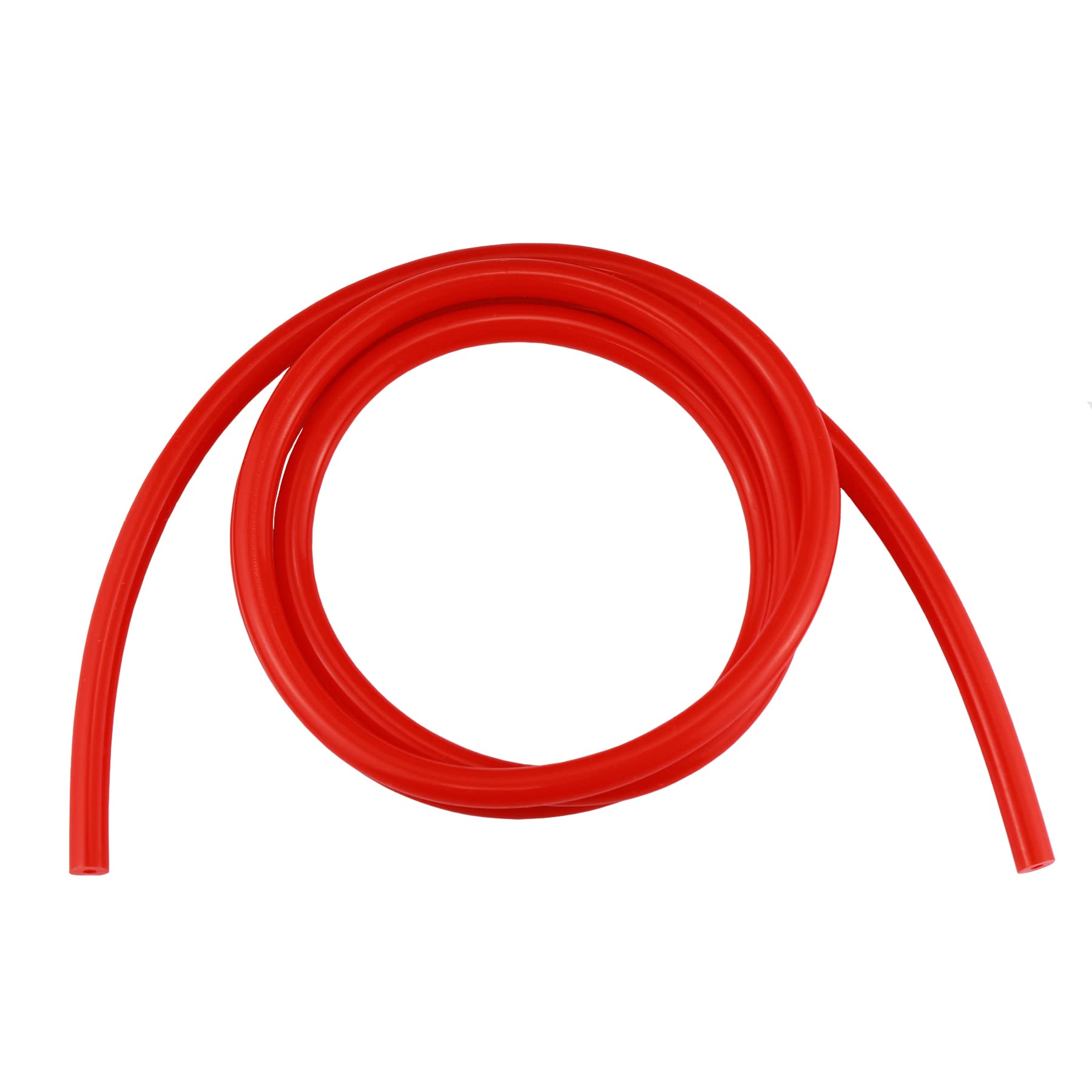 Ucreative 5FT ID 1/8" (3mm) High Temperature Silicone Vacuum Tubing Hose 130PSI Max Pressure Red