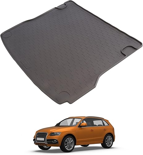 Travall Forro compatible con Audi Q5 (2008-2017) y Audi SQ5 (2012-2017) TBM1047 - Forro de goma negra para todo tipo de clima