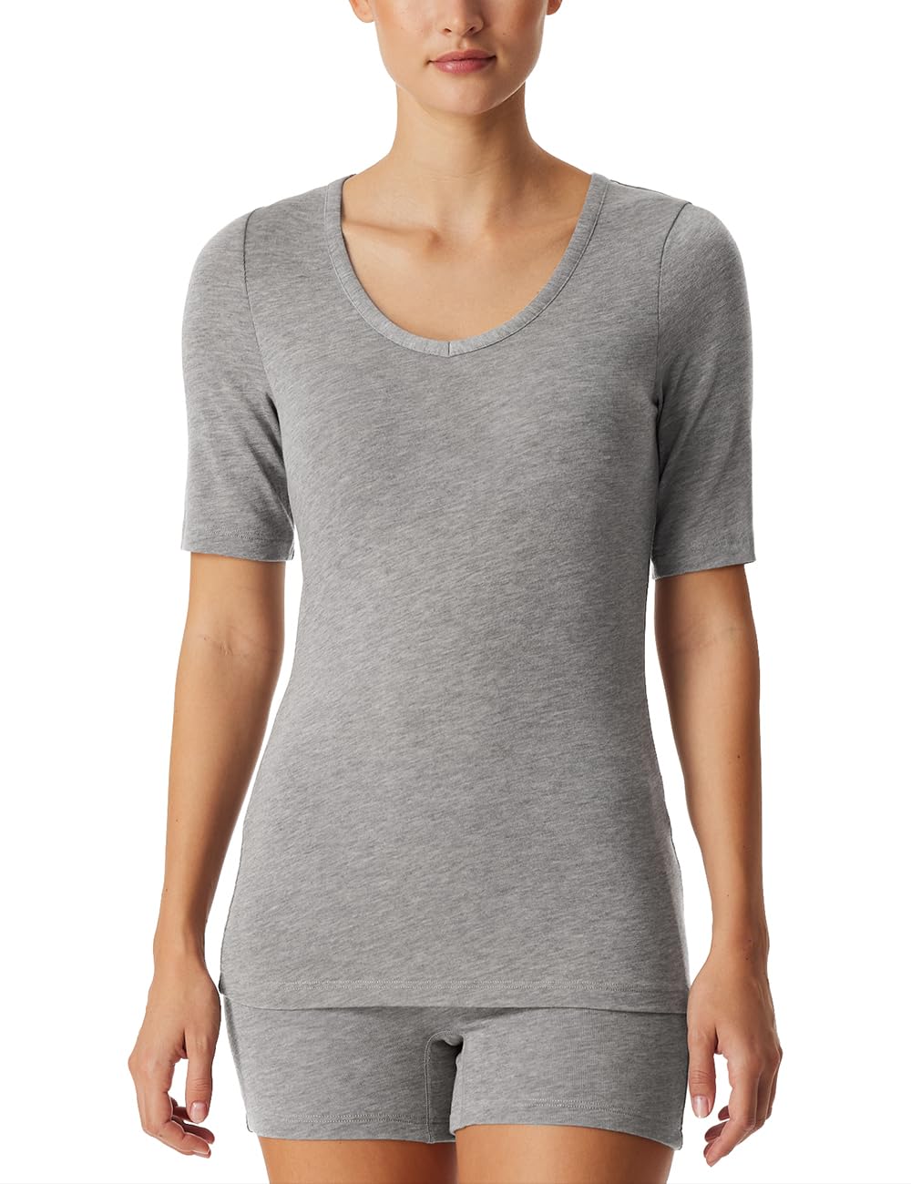 Schiesser Damen Unterhemd T-Shirt Kurzarm - 183092