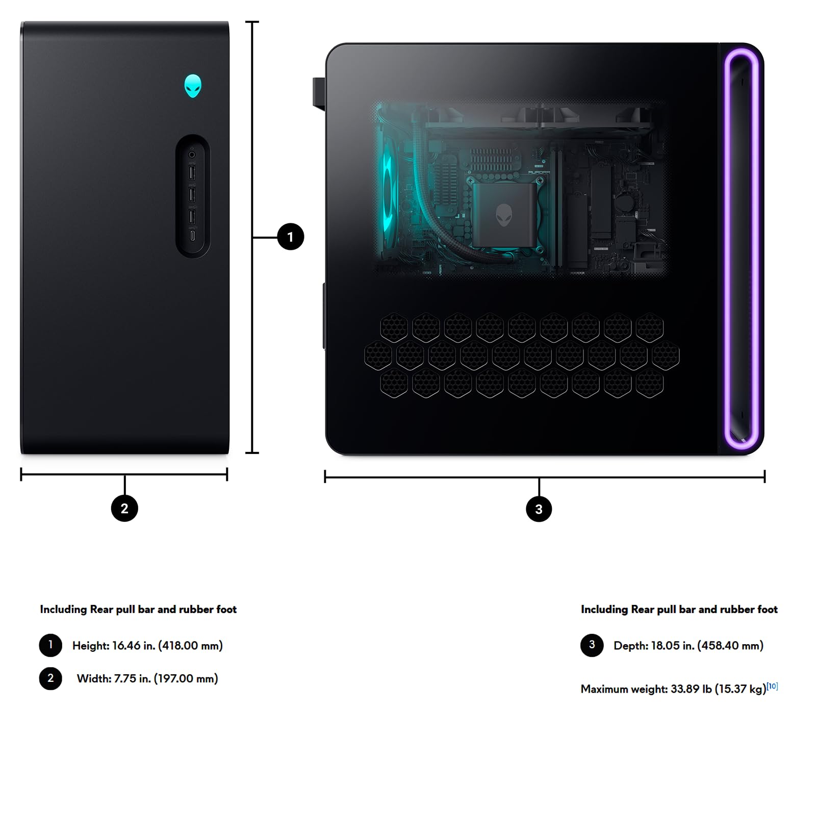 Dell Alienware Aurora R16 Gaming Desktop Pc Nvidia Rtx 5080 ...