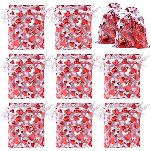 TUPARKA 120Pcs Organza Gift Bags for Weddings Cover