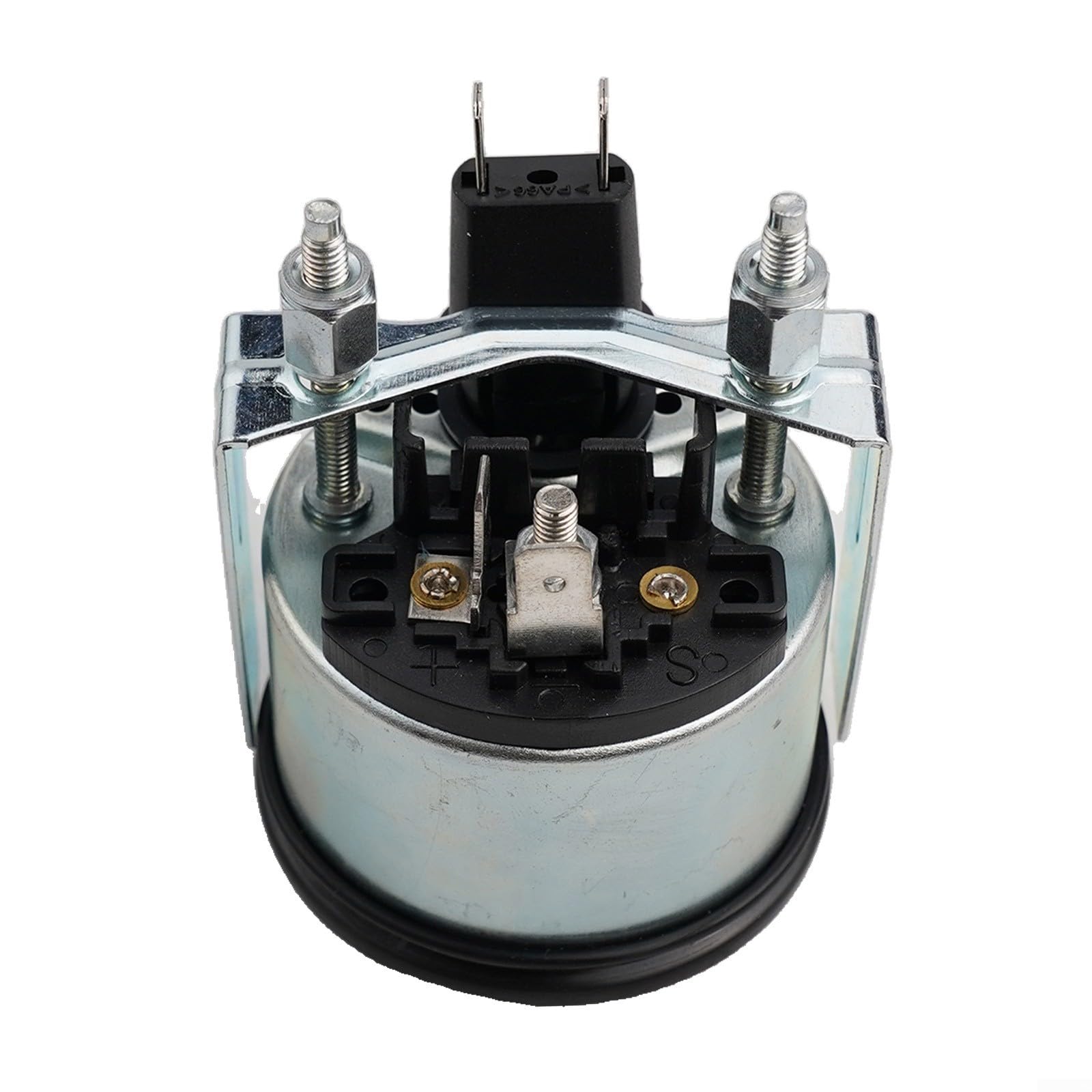 Digitales Voltmeter-Messgerät, 52 mm, 5,1 cm, für Auto, LKW, 8–16 V, LED-Display, schwarzer Armaturenbrett-Monitor
