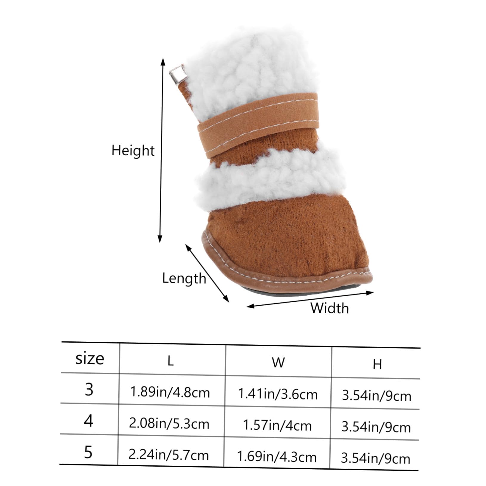 Housoutil 6paia Scarpe Antiscivolo per Cani Stivali Impermeabili e Caldi per Cuccioli per Inverno e attività all Aperto