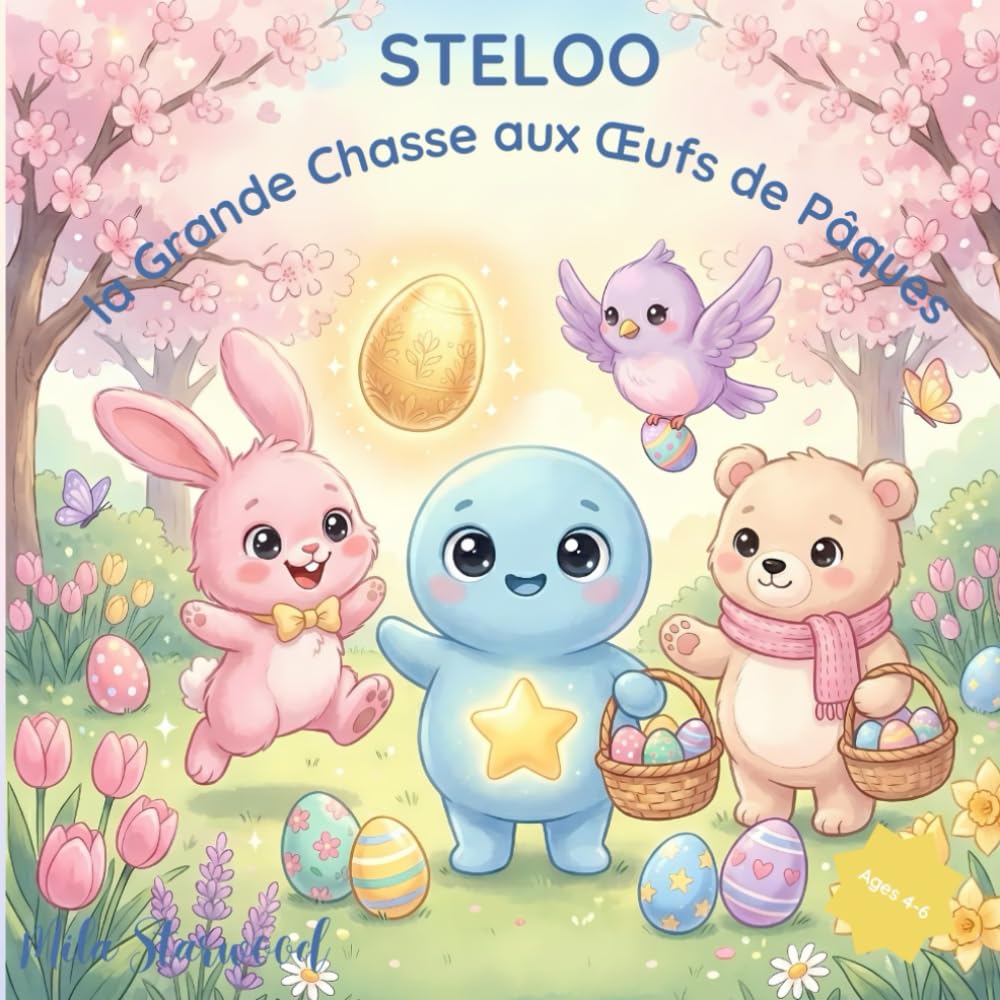 Steloo et la Grande Chasse aux Œufs de Pâques: Une histoire de partage et d'amitié
