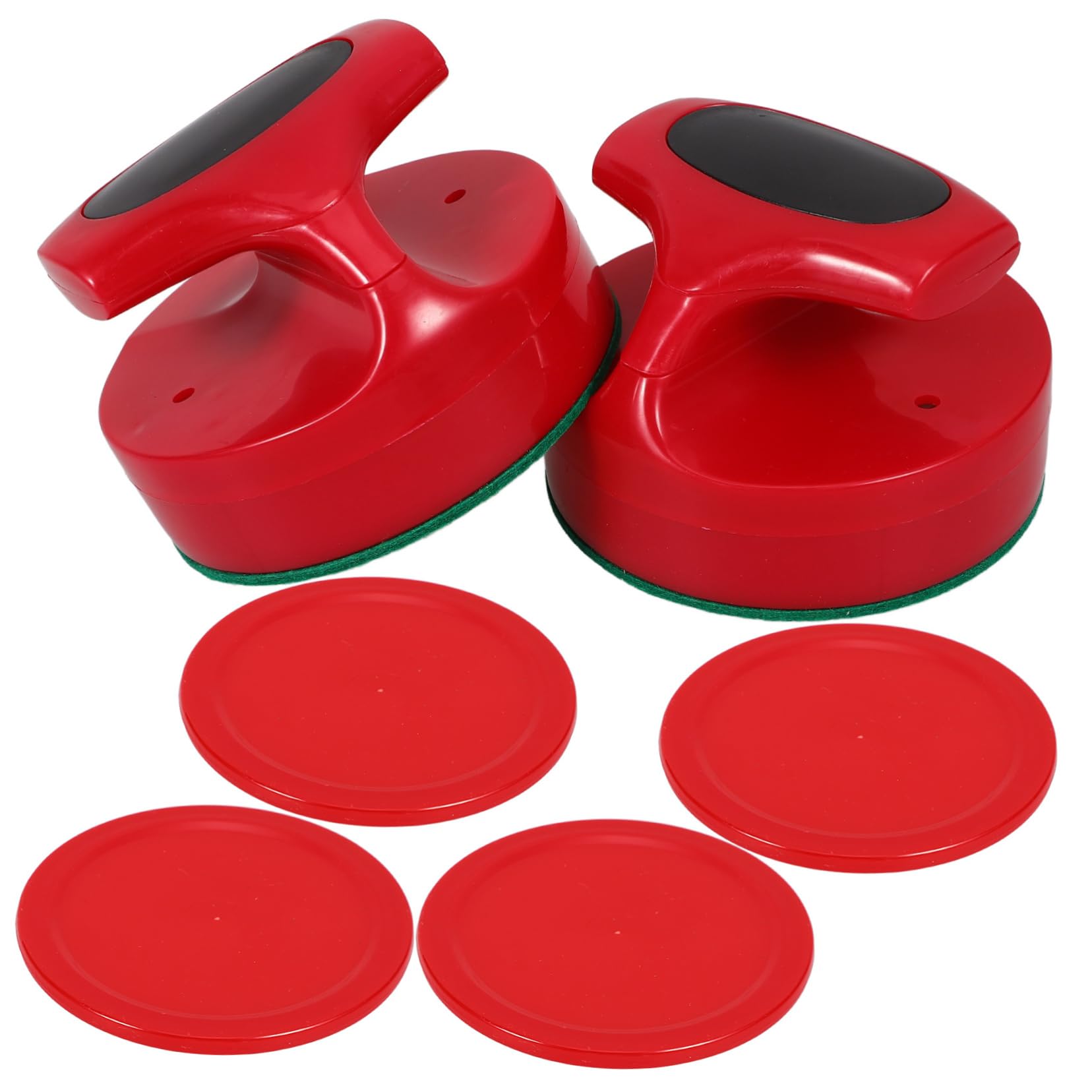 VICASKY Lot de 3 palets de hockey sur glace en plastique pour jeux de hockey sur glace - Accessoires d'expédition - Palets et palets de hockey sur glace