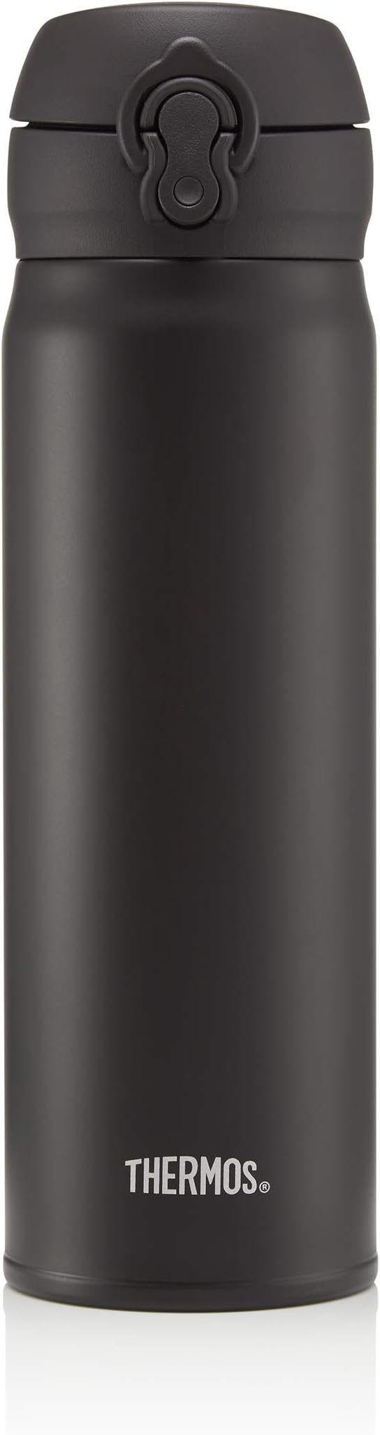 Flask, Stainless Steel, Matt Black, 470 ml