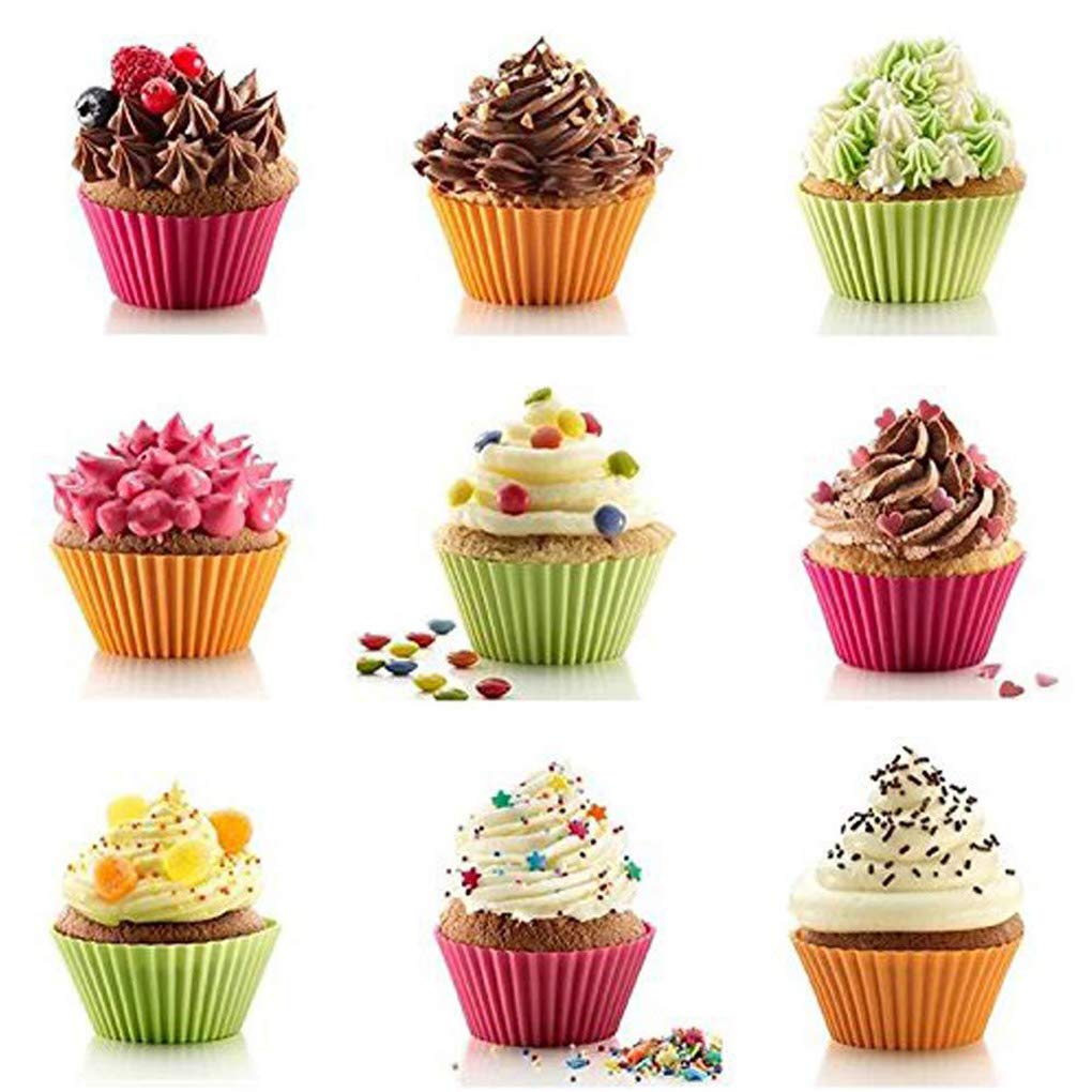 10 Set 26 Stück/Set Kuchen Spritzbeutel Spritztüllen Schokolade Fondant Creme Edelstahl Spritztüllen Kit Grün