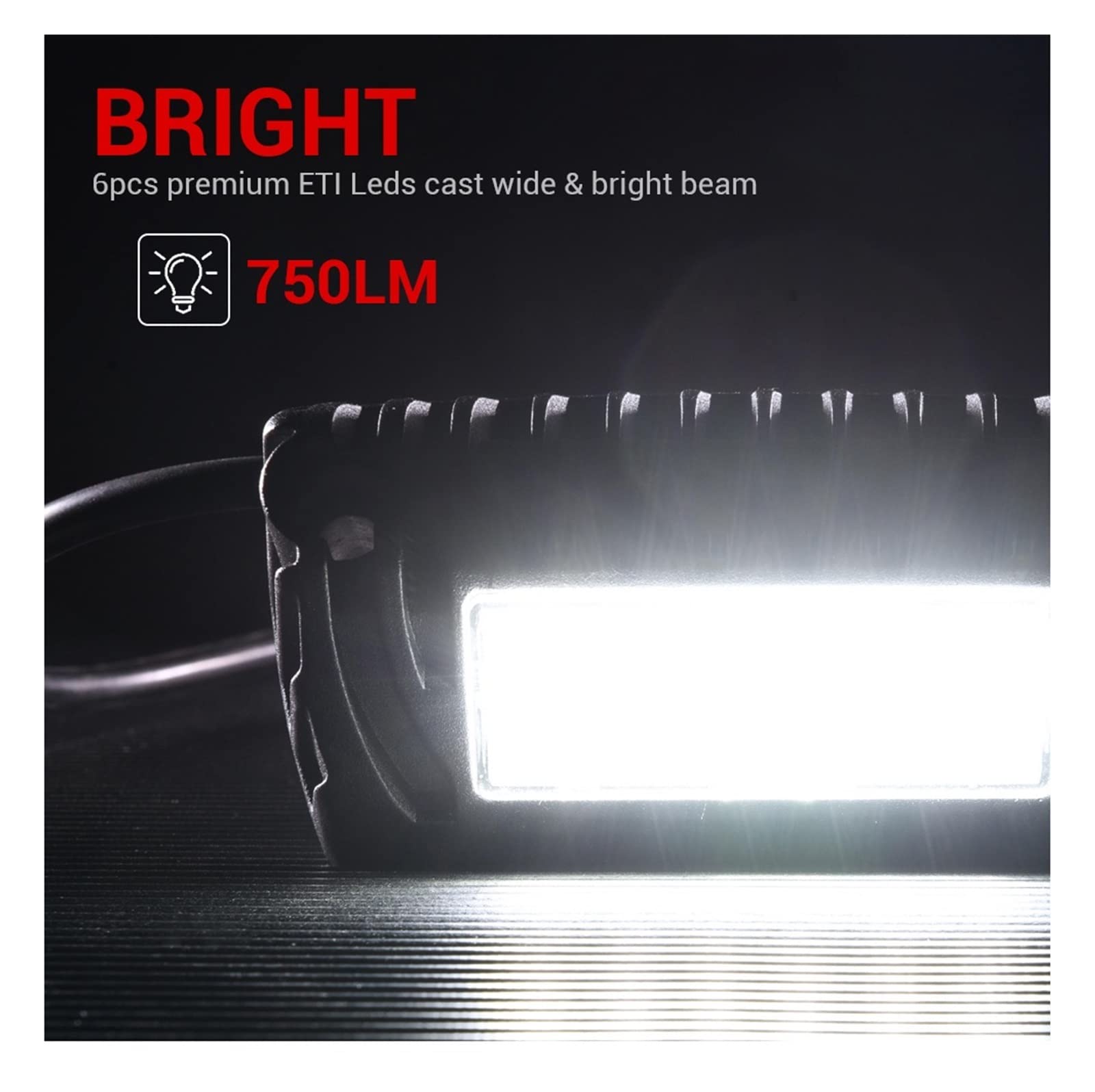 2 szt. RV zewnętrzne oświetlenie LED na ganek 12V 750 lumenów światła do markiz wymiana oświetlenia dla kamperów przyczepy kempingowe, Akcesoria do samochodów kempingowych