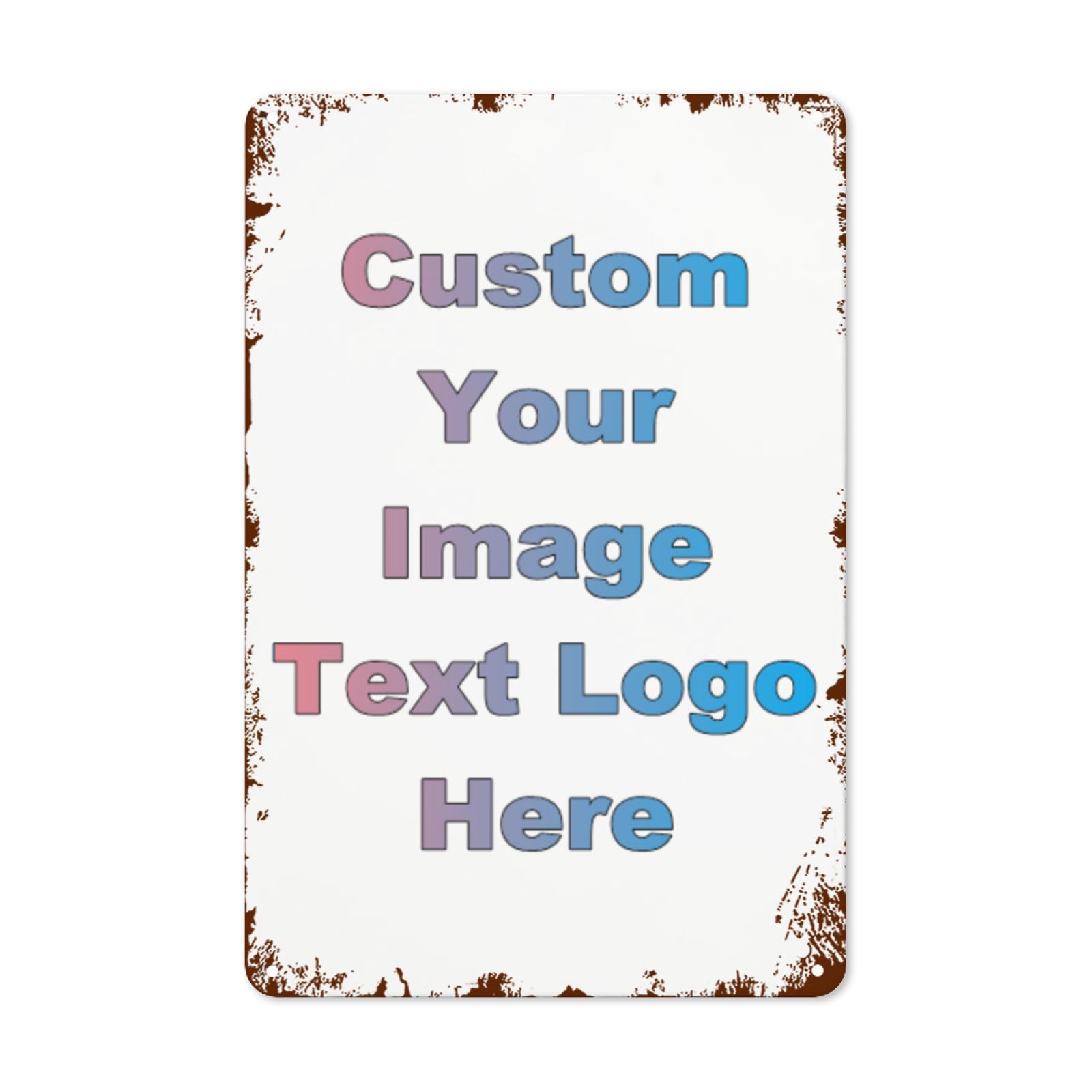 DJNGN Custom Signs Outdoor Metal Sign, Personalised Aluminum Entrance Signs, Garden Signs, Welcome Sign, Warning Sign, Parking Signs, Decorative Signs