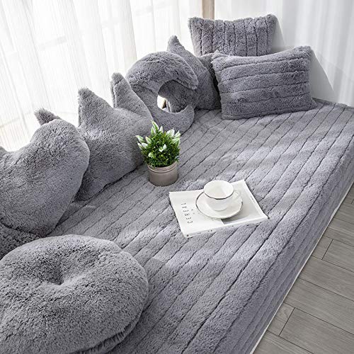 Tapis de bureau antidérapant en fausse fourrure pour Noël et mariage