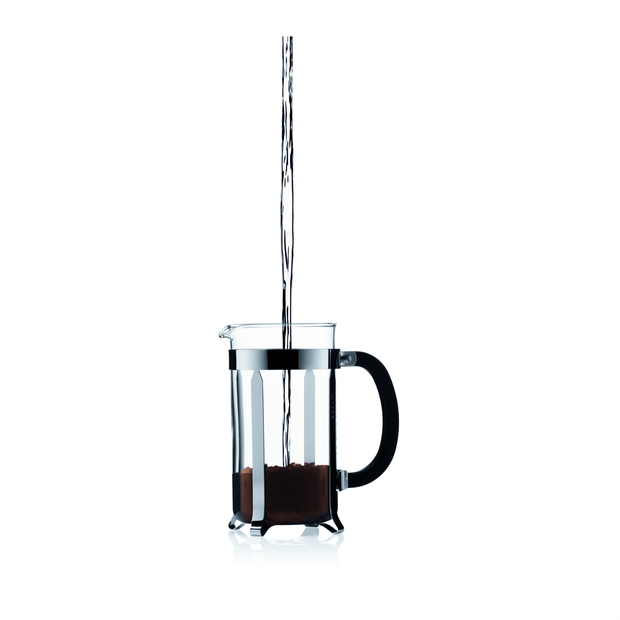 CHAMBORD SET: Kaffeebereiter, 8 Tassen, 1.0 l und Travel Mug, Edelstahl, 0.35 l