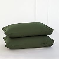 Vista 52 de MooMee Juego de 2 fundas de almohada 100% algodón lavado con textura parecida al lino, transpirable, duradera, suave y cómoda