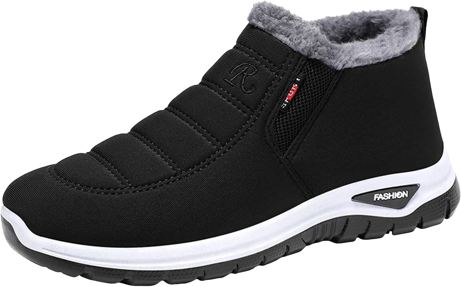 GenericChukka Boots for Men Slip on Boots Men Men's Lace Up Adjustable Strap Winter Snow Boots Mens Snow Boots Men's Lace Up Adjustable Strap Winter Snow Boots Snow Boot Mens Smart Boots