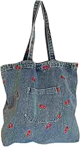 DENIM 刺繍デザインショルダーバッグ DENIM 刺繍デザインショルダーバッグ