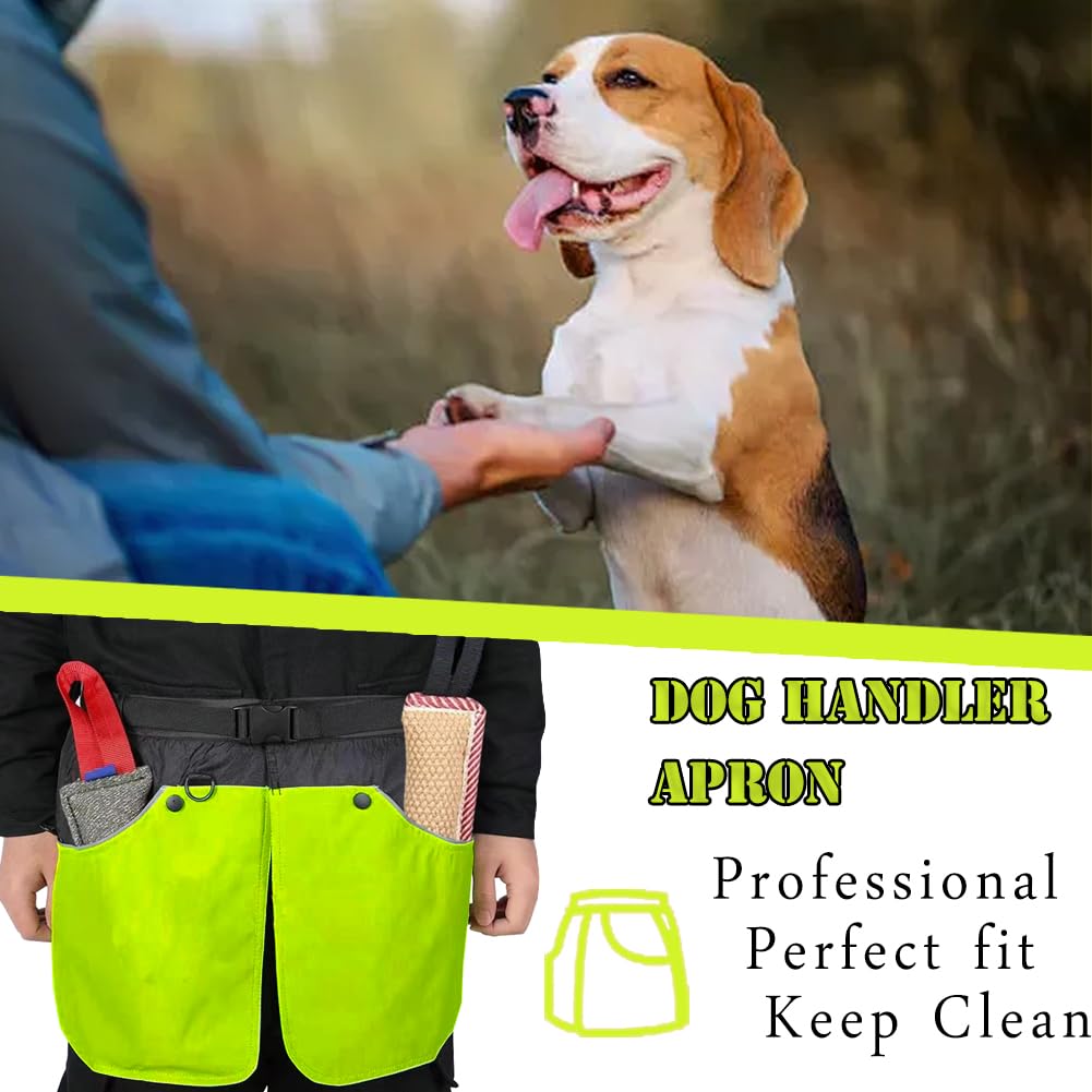 Hundetrainer-Weste für Männer und Frauen, mit großen und tiefen Taschen, D-Ring, Hundehandler, Taillen-Leckerli-Tasche, Schürze, Design der Funktionalität zum Halten von Hundespielzeug,