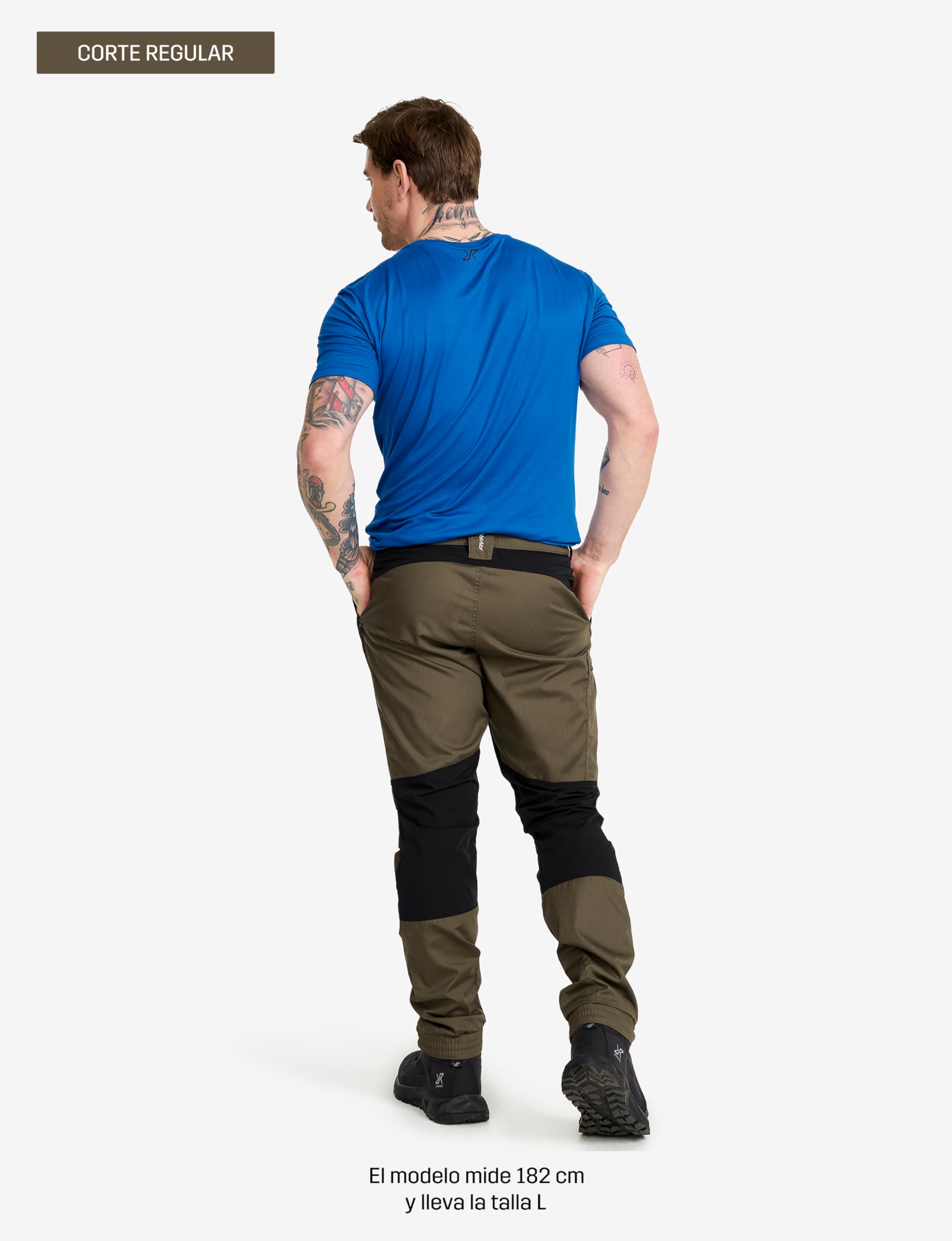 RevolutionRace Rambler Lightweight Pants para Hombre, Pantalones de Senderismo duraderos y Ligeros