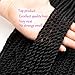 12 Inch 6 Packs Senegalese Twist Crochet Hair Braids Small Crochet Twist Crochet Braiding Hair Senegalese Twists Hairstyles for Black Women 1B30#