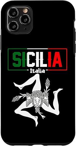 Miniatura 1 de Funda para iPhone 11 Pro Max con bandera de Sicilia Palermo Italia