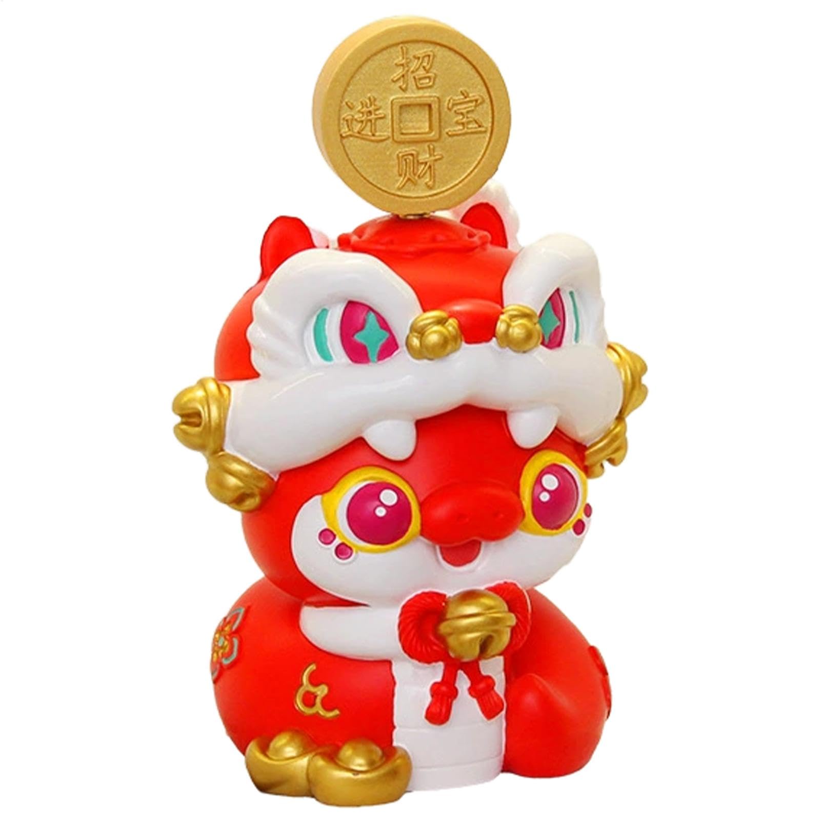 Banque de pièces pour le Nouvel An chinois 2025 en forme de statue