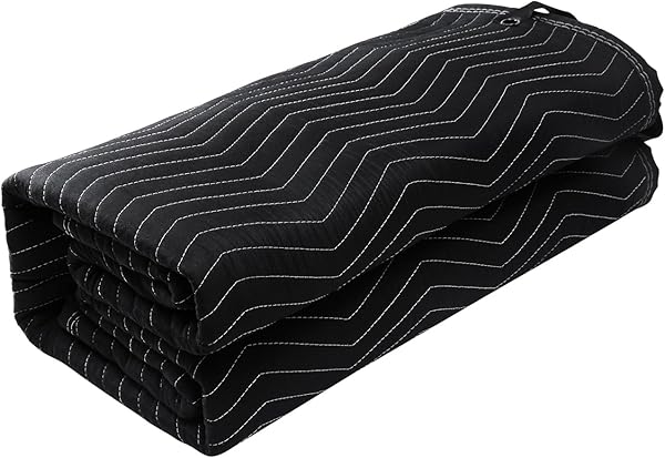 VEVOR Sound Dampening Blanket, 96" x 80", Extra Large Studio Grommeted Blanket with Grommets, Light Blocker for Door Acoustic Noise Blocking Blanket Studio Sound Absorption Sheet, Black