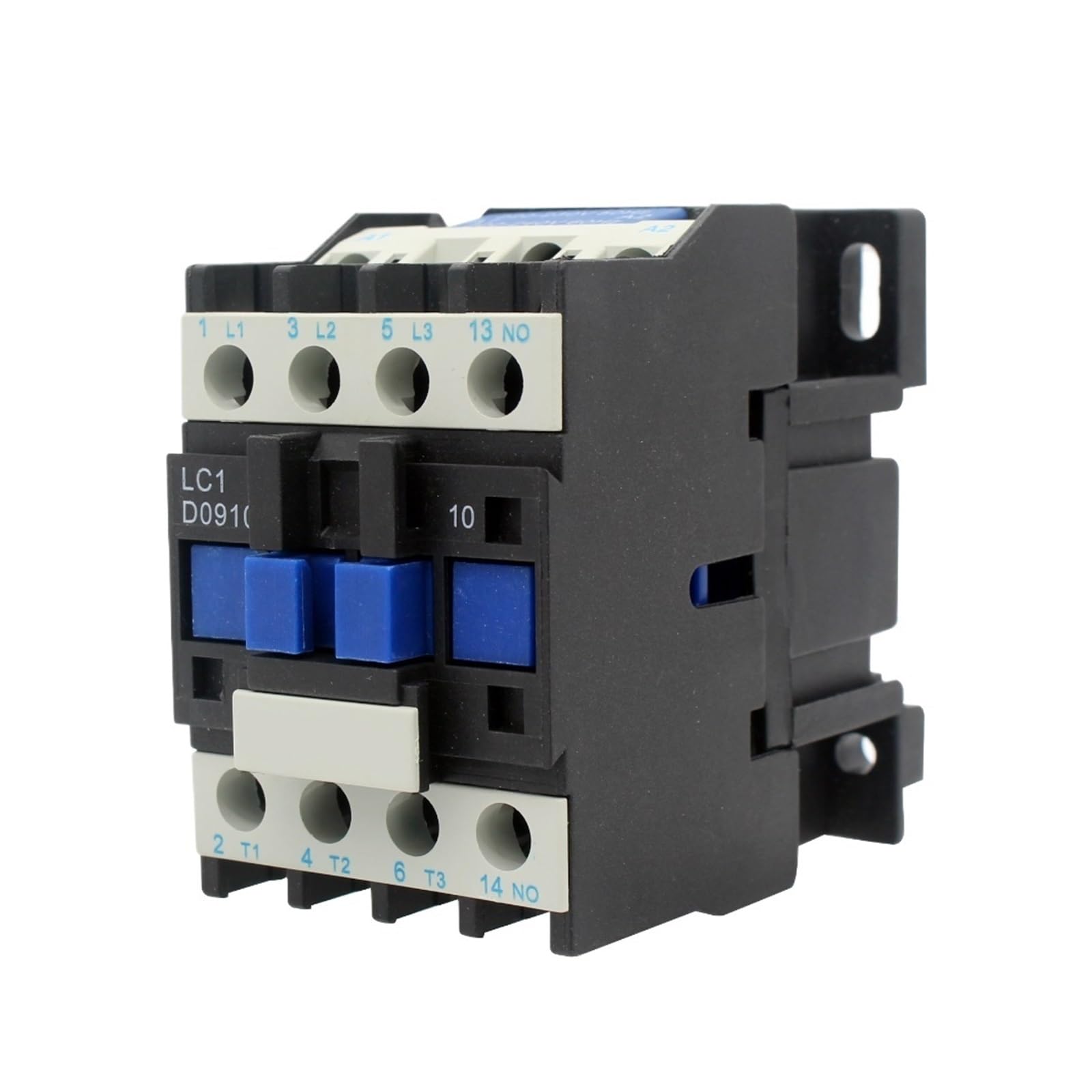 Contacteur AC LC1-D09 9A 220V pour rail Din triphasé 3 poles avec contact auxiliaire NO
