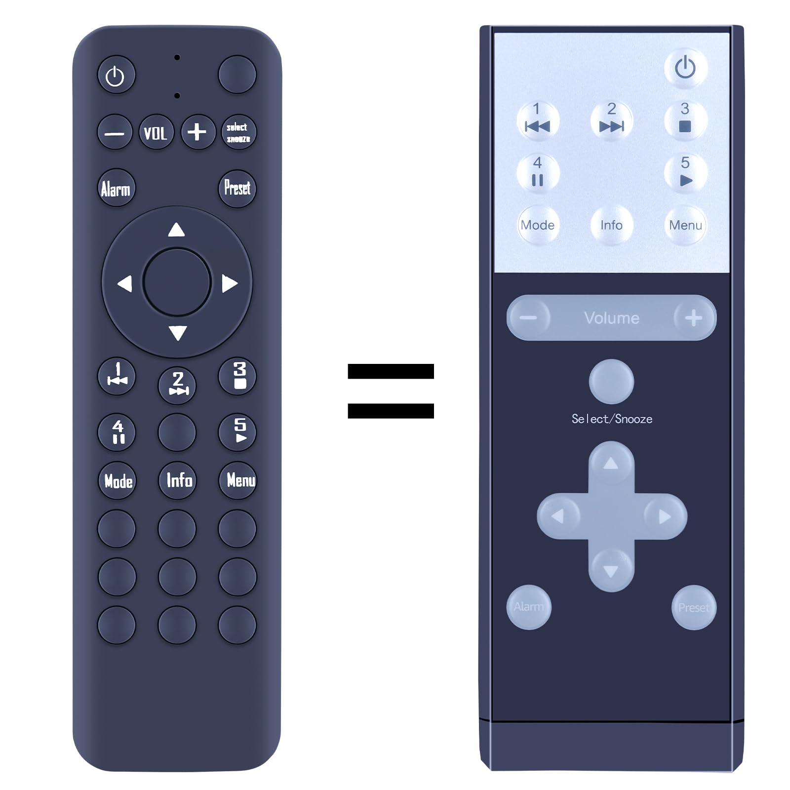New Remote Control for Roberts Stream 94i DAB Radio, Royal Blue