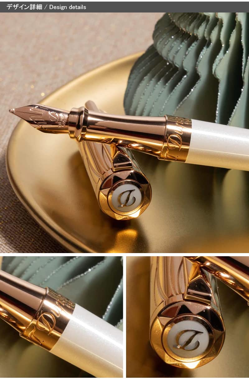 デュポンS.T. DUPONT 460398リベルテ パーリーホワイト 万年筆F Amazon.co.jp: S.T.DUPONT エス・テー・デュポン 万年筆 LIBERTE