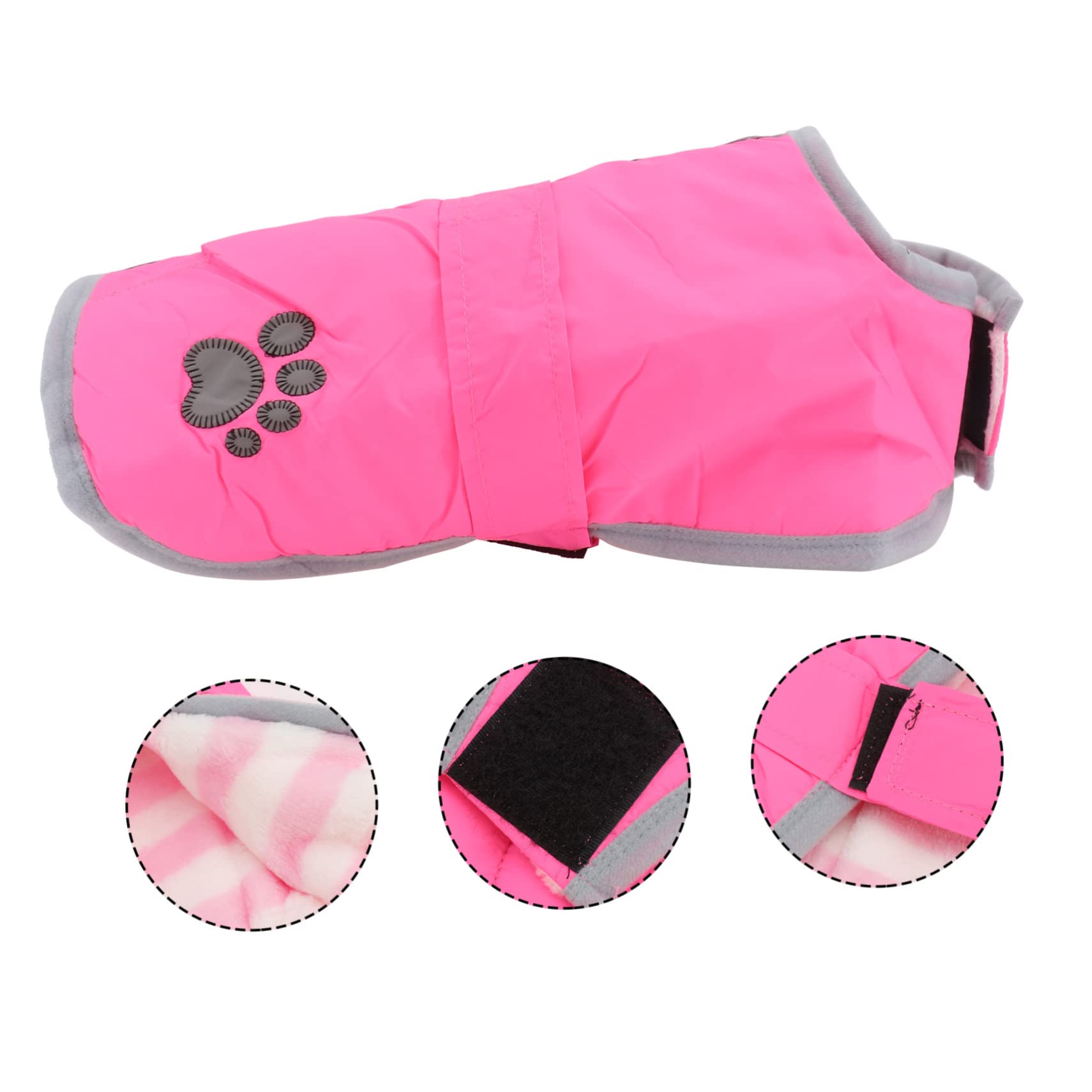 Kisangel 3 Stücke Bis Große Hunde Mäntel Hund Jacke Reversible Fleece Reflektierende Wärme