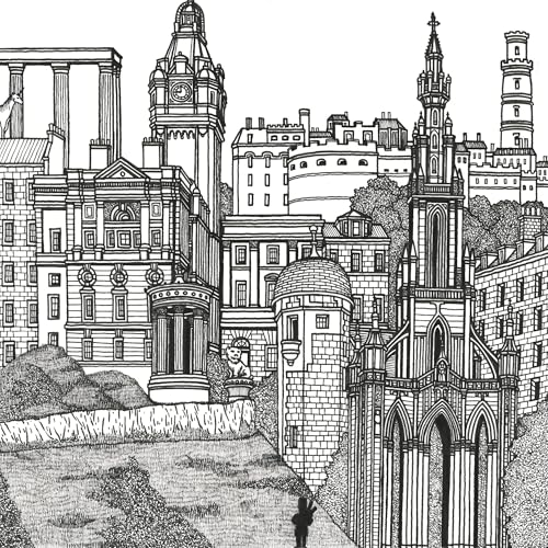Image of Enchanting British Cities Colouring Book