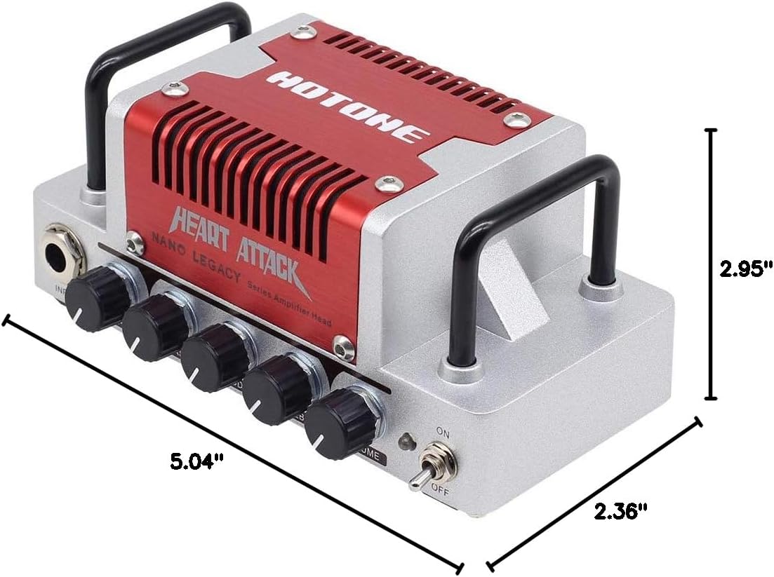 Hotone Heart Attack Mini Guitar Amplifier Head, 5 Watt