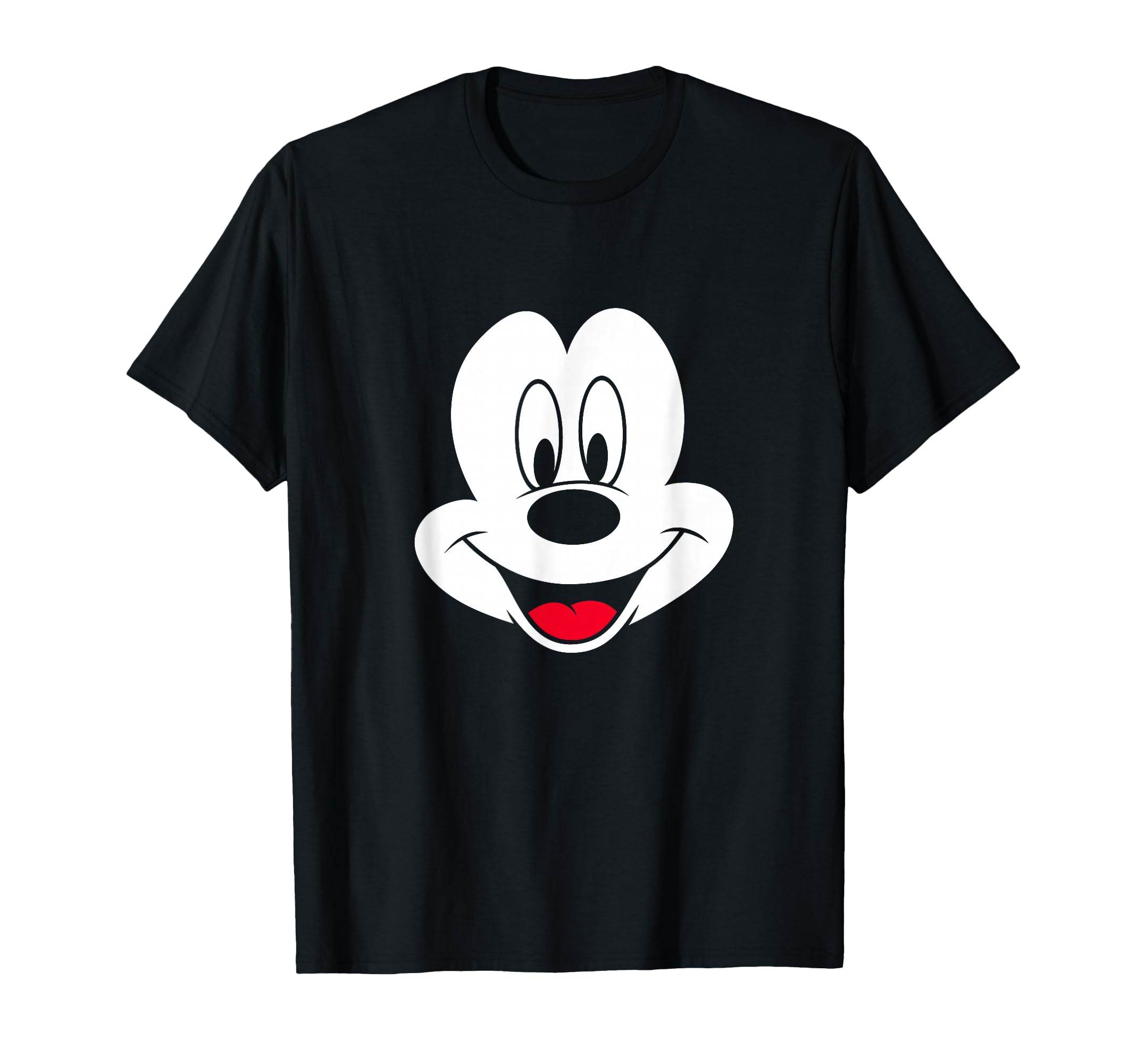 Amazon | ディズニー ミッキーマウス ビッグフェイス Tシャツ | T