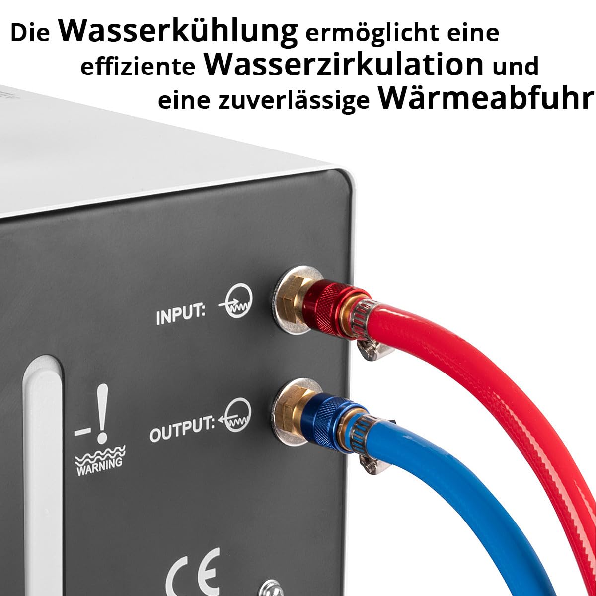 STAHLWERK Refrigerador de agua con 370 W de potencia y depósito de 6 l para equipos de soldadura MIG MAG | TIG y cortadoras de plasma