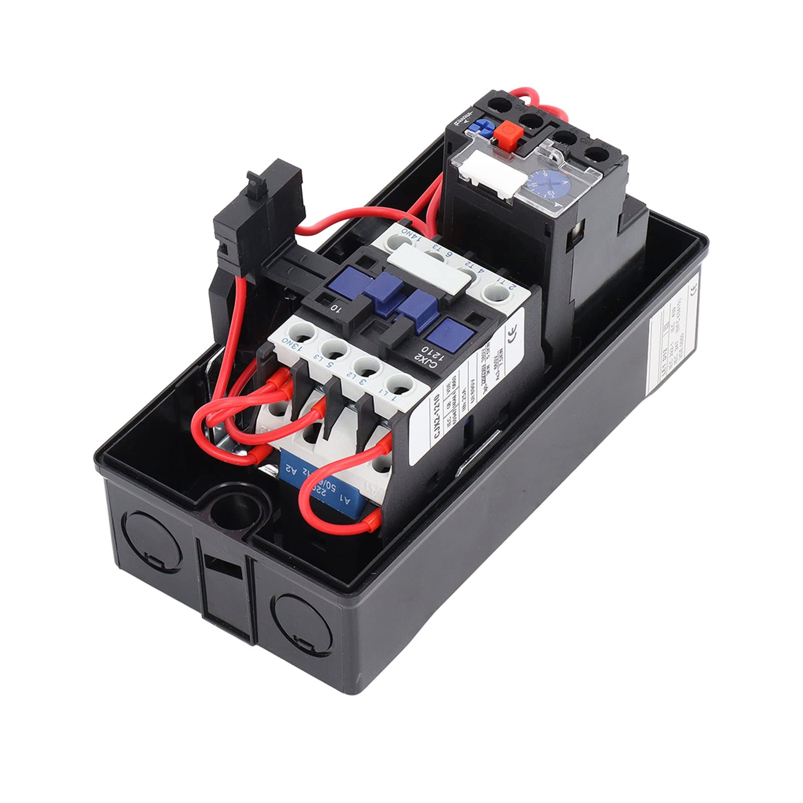 LE1D12M7 Arrancador Magnético IP55, Caja de Interruptores Ignífugos a Prueba de Agua, Monofásico 220V 230V Trifásico 380V 400V, 9-13A