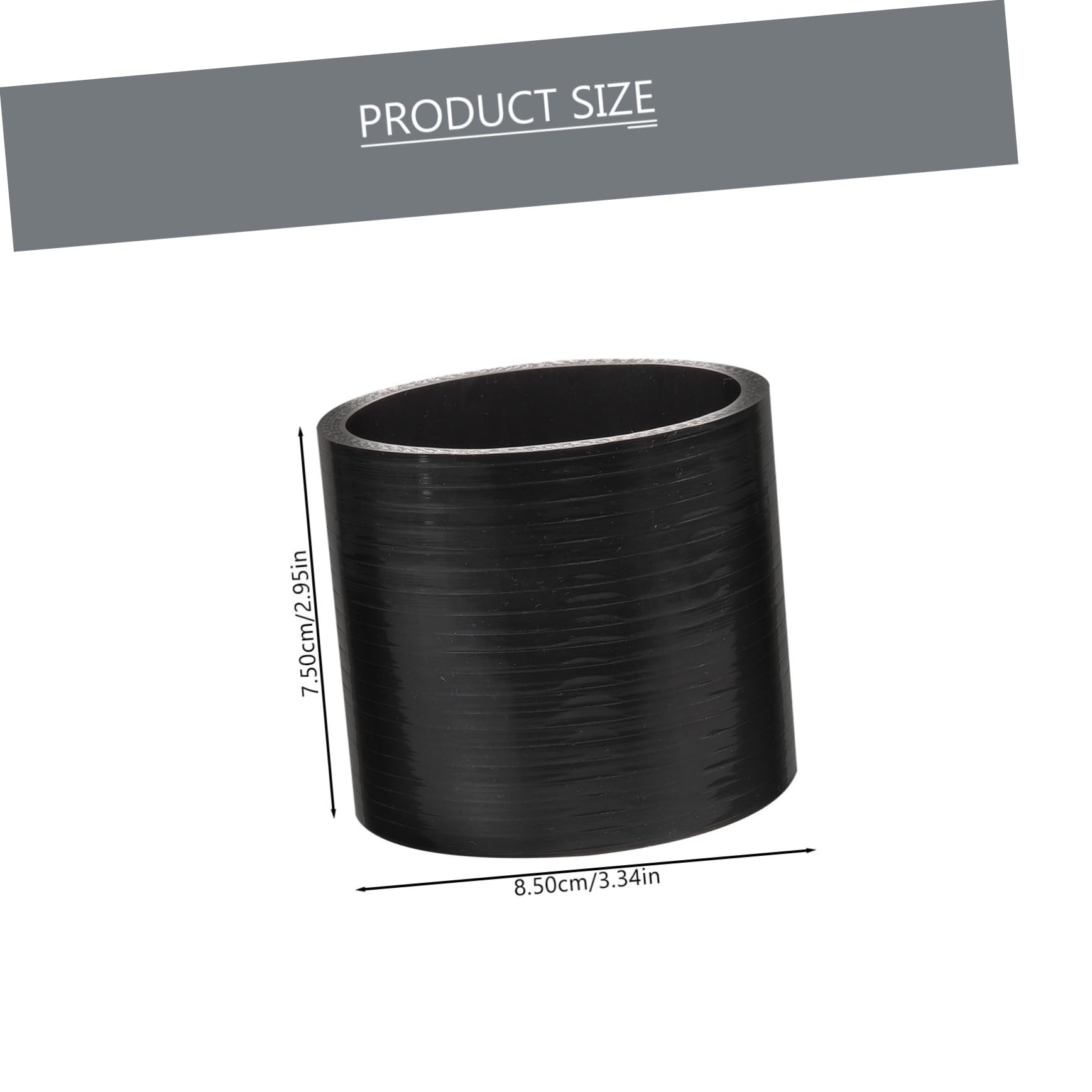 Happyyami 5 Piezas Conectores fábrica Manguera Hembra a Hembra Juntas de Manguera Gancho de Manguera retráctil vacío Acoplamiento de Silicona acoplamientos de Silicona Goma de Silicona Black