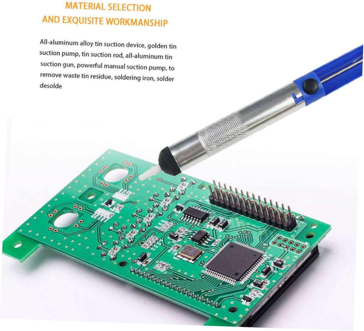 4Pcs Desoldering Vacuum Pump Solder Removal Tool Handheld Solder Sucker with Powerful Suction for Circuit Board Repair