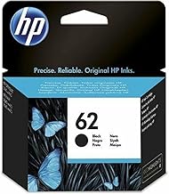 HP 62 Black Original Ink Cartridge Page Yield 200 (P/N C2P04AE)
