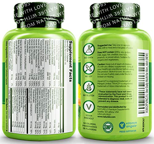 NATURELO One Daily Multivitamin for Men - with Vitamins & Minerals + Organic Whole Foods - Supplement to Boost Energy… - Image 3