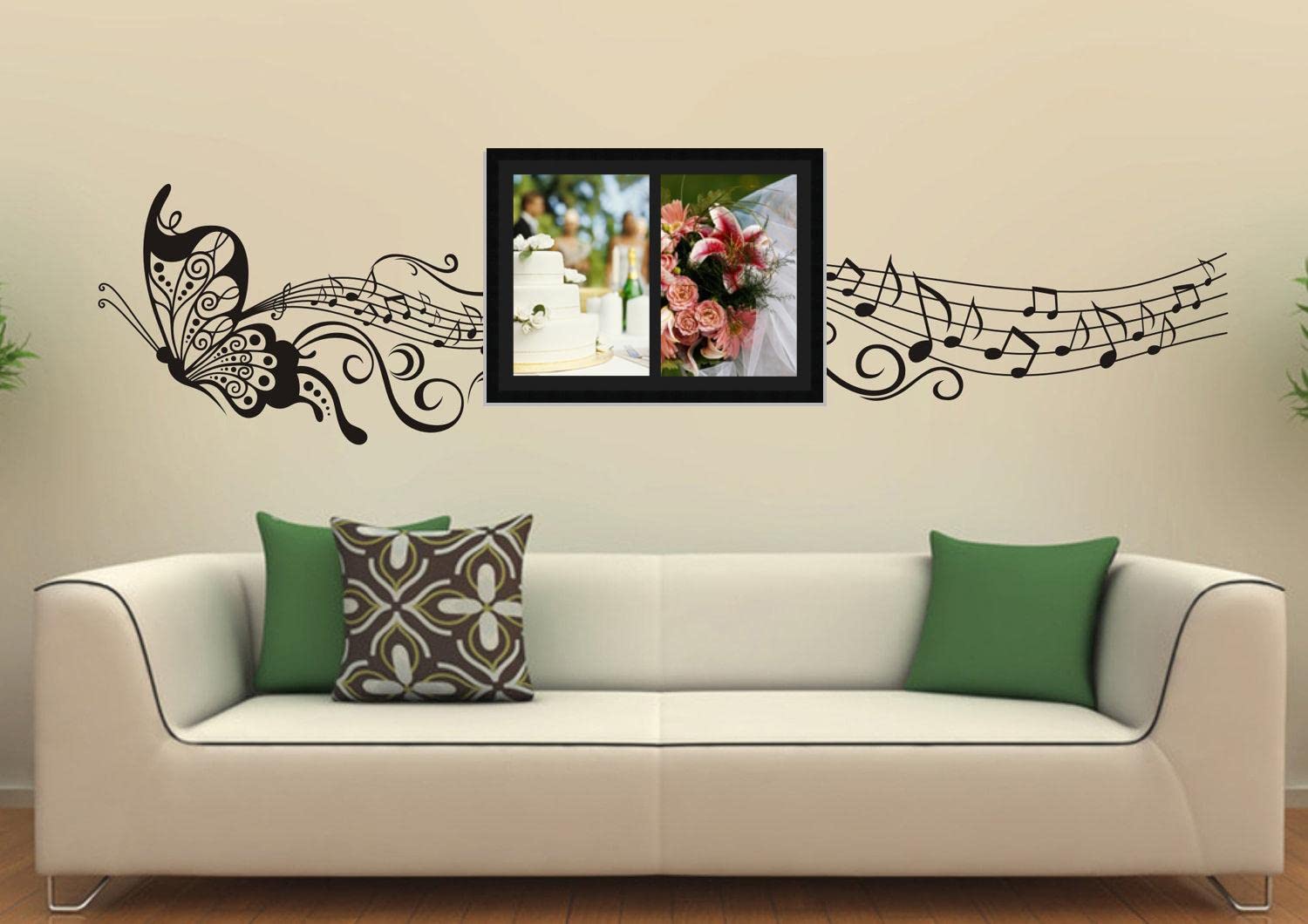 Cadres Photos pêle mêle multivues Noir 2 Photo(s) 33x48 Passe Partout, Cadre Photo Mural 72x53 cm Noir, 3 cm de Largeur