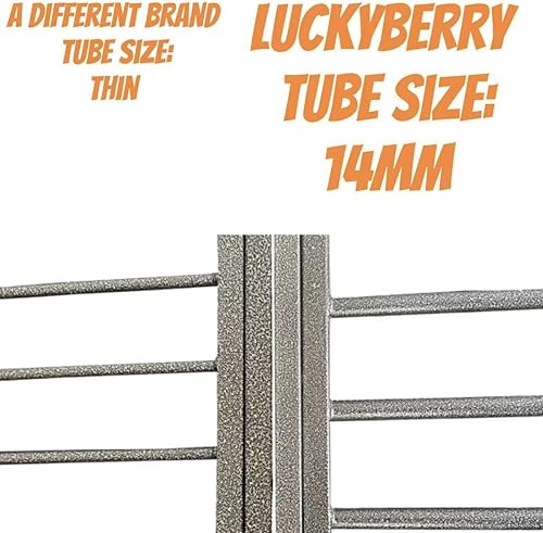 Miniatura 3 de Luckyberry Jaula de perro indestructible extra grande de 42 pulgadas para interiores con ruedas bloqueables para la ansiedad de separación y bandeja