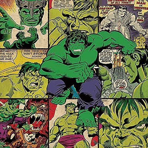 Marvel WDC95432 Toile Imprimée, Multicolore, 40 x 40 cm