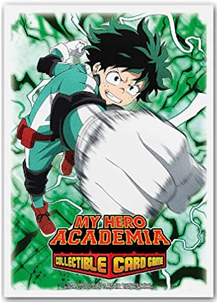 My Hero Academia Collectible Card Game Card Sleeves | 100 Dragon Shield Art Sleeves | Card Game Holder | PVC and Acid-Free | Designed for Use with TCG and LCG Games | Made by JASCO
