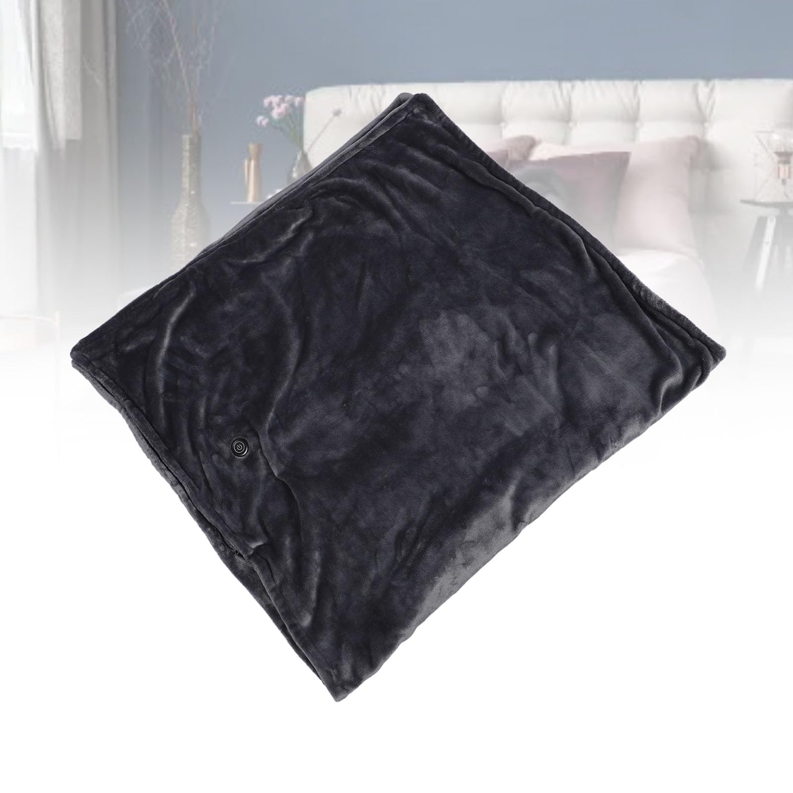 Srliya Coperta da Tiro Elettrica Indossabile Riscaldata USB Lavabile in Lavatrice per Viaggi in Ufficio in Casa Fleece 59,1x31,5 Pollici