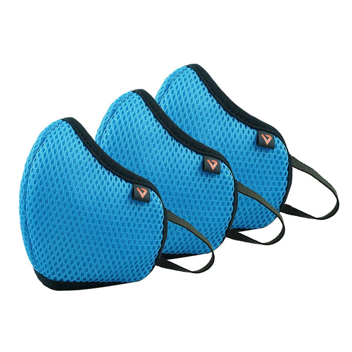 the vertical Unisex's Cotton 5-Layer Reusable Outdoor Face Mask (Pack of 3) (VR/ENSHROUDMASK08PC3_Teal_Free Size)-picture-11