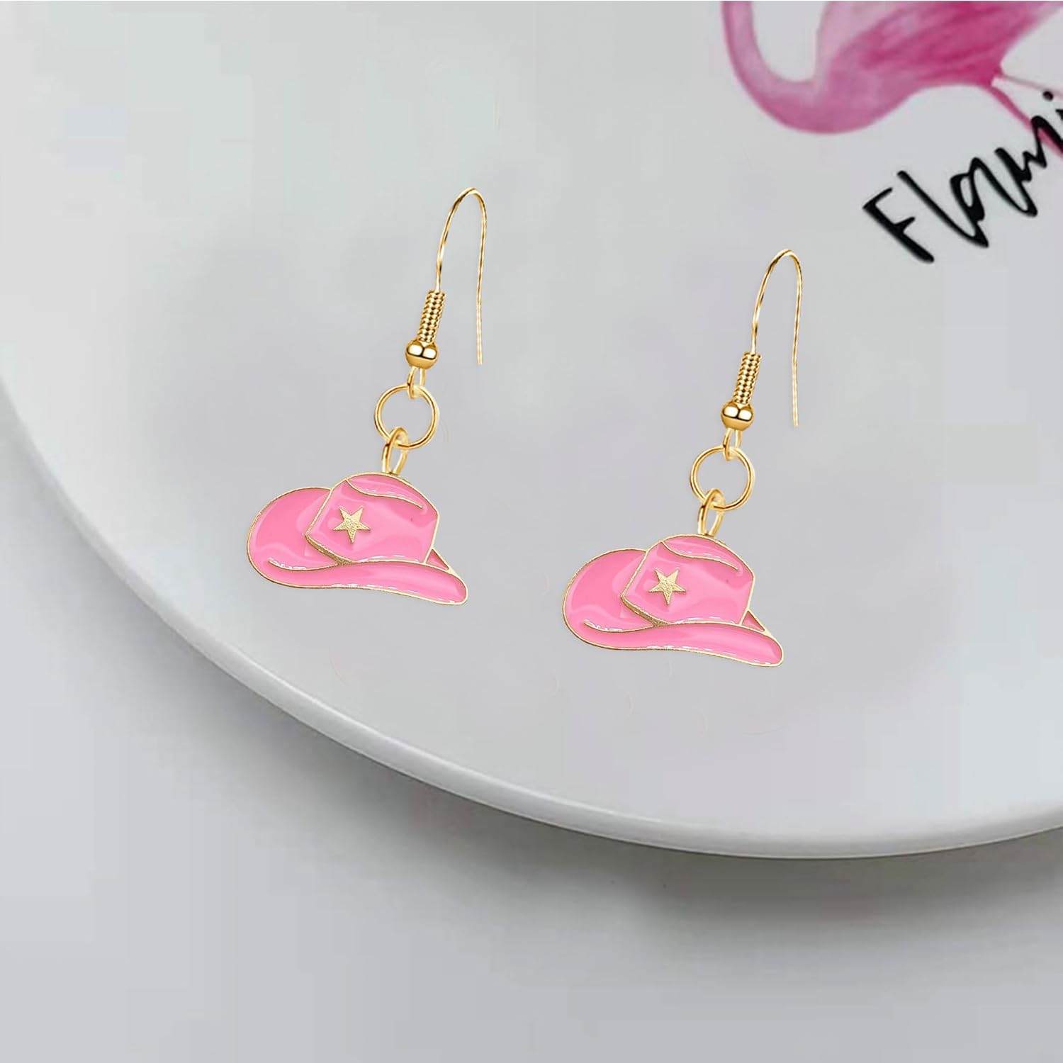 Boot Hat Western Earrings for Women Cowboy Hat Boho Dangle Earrings for Ladies - Image 7