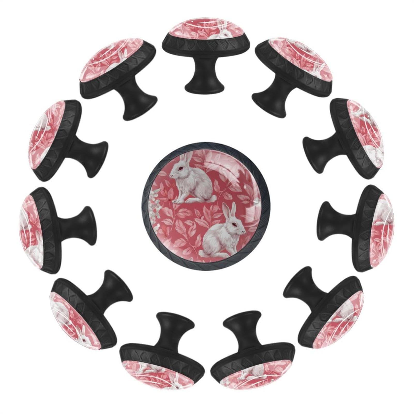 Boutons de tiroir en verre cristal transparent de haute qualité pour armoire et bureau