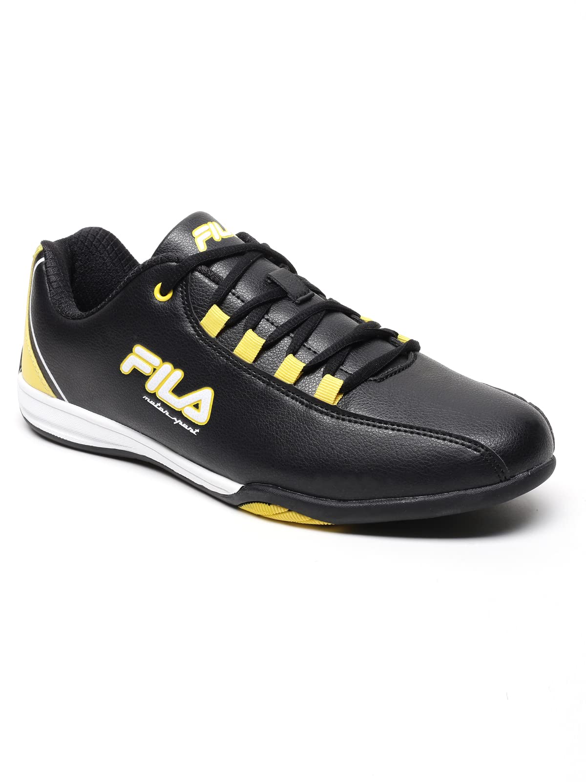 Fila Men Kerb Plus BLK/BLZ YEL/WHT Motor Sports Shoes (B0B2HS9PR4) Amazon Price History, Amazon Price Tracker