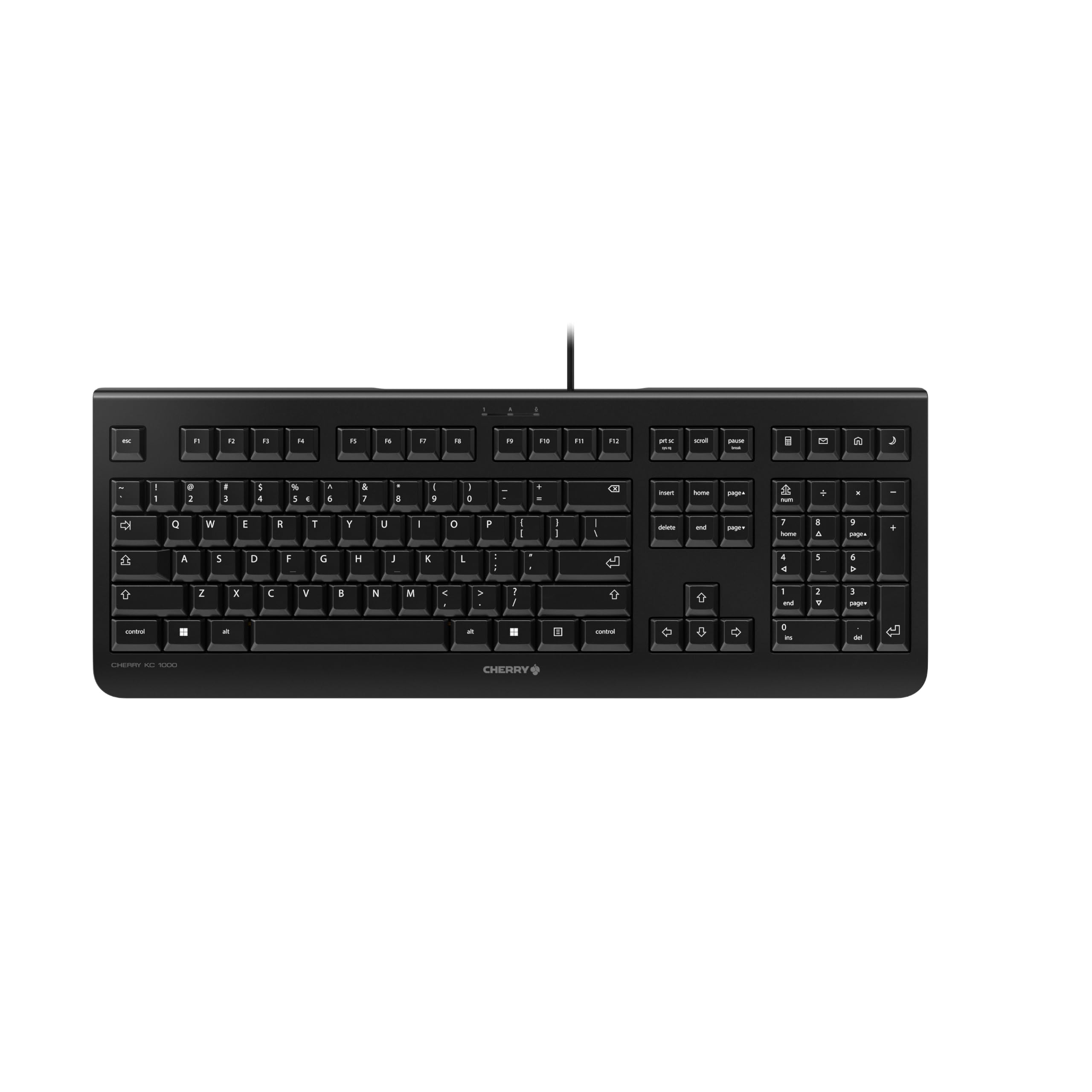 Cherry JK-0800EU-2 KC 1000 PC/Mac Keyboard, Black-image-37